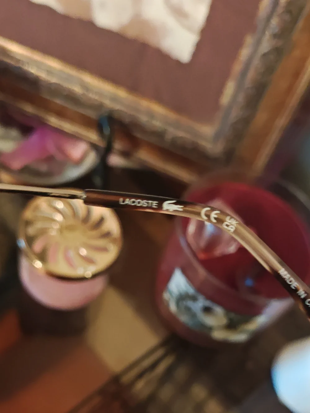 Gold Round Metal Frame Women's Eyeglasses - Elegant Gold Finish